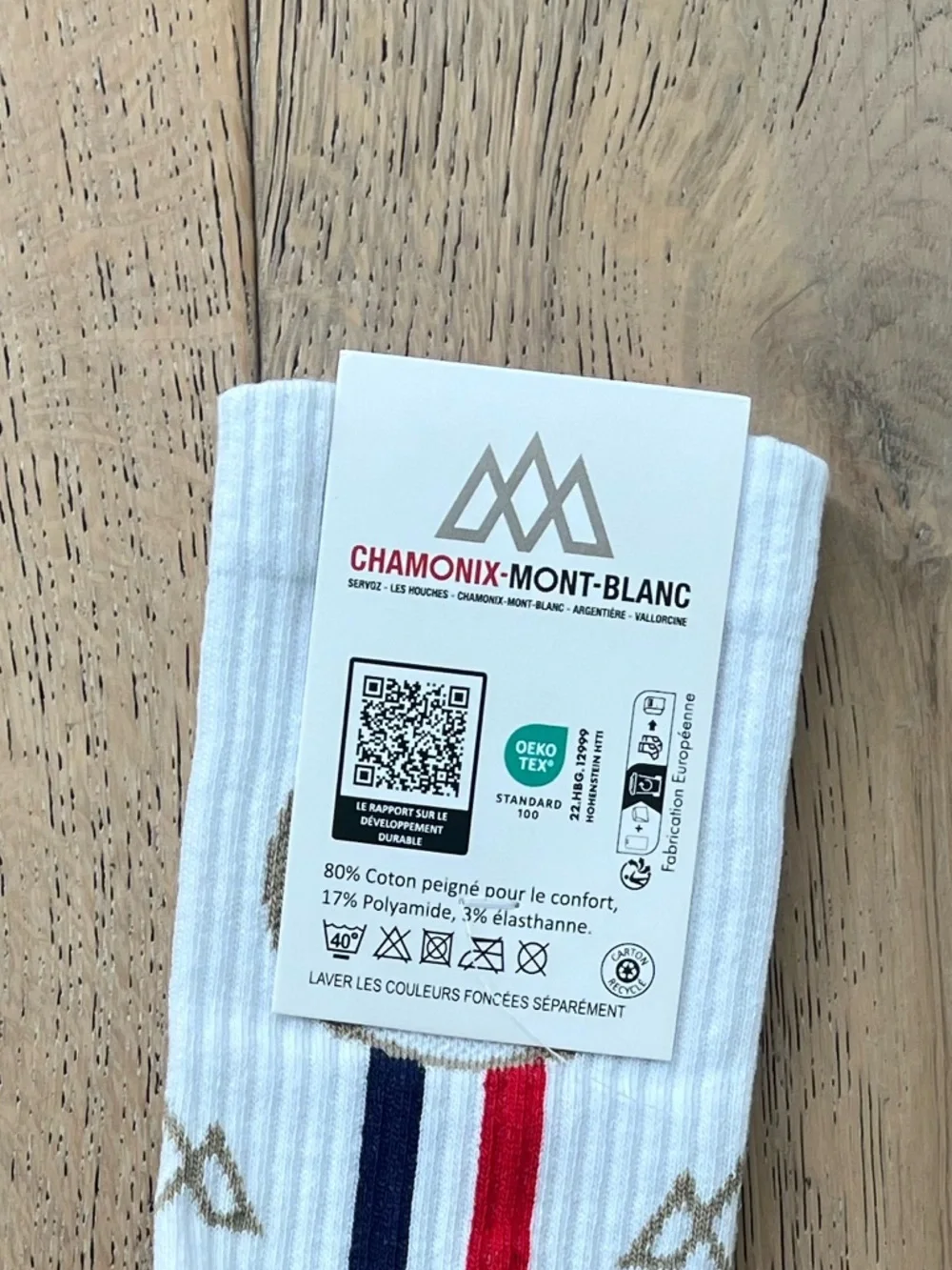 CHAMONIX-MONT-BLANC Socks One Size Ski